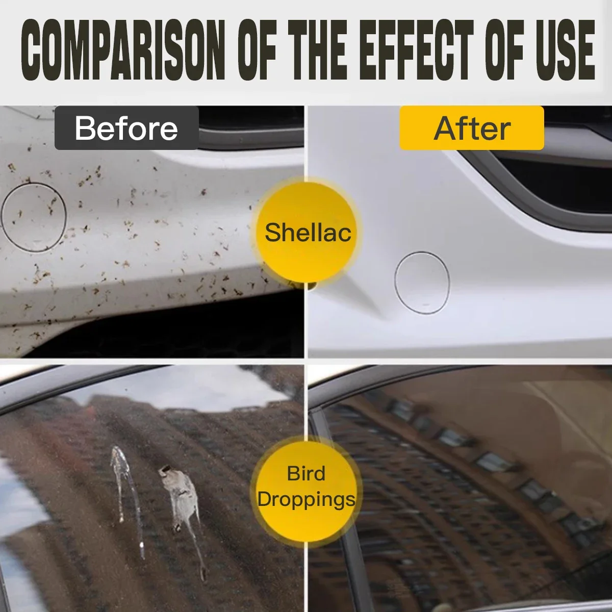 Bug Stains Remover Insect Gum Bird Droppings Flying Paint Car Stickers Strong Adhesive Remover Ceramic Car Coating ﻿RG319 - view 4