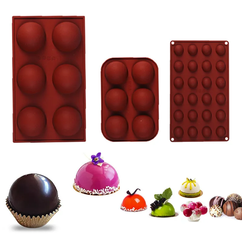

DIY Resin Casting Moulds New Half-Circle Baking Silicone Moulds Kneadable Moulding Tools