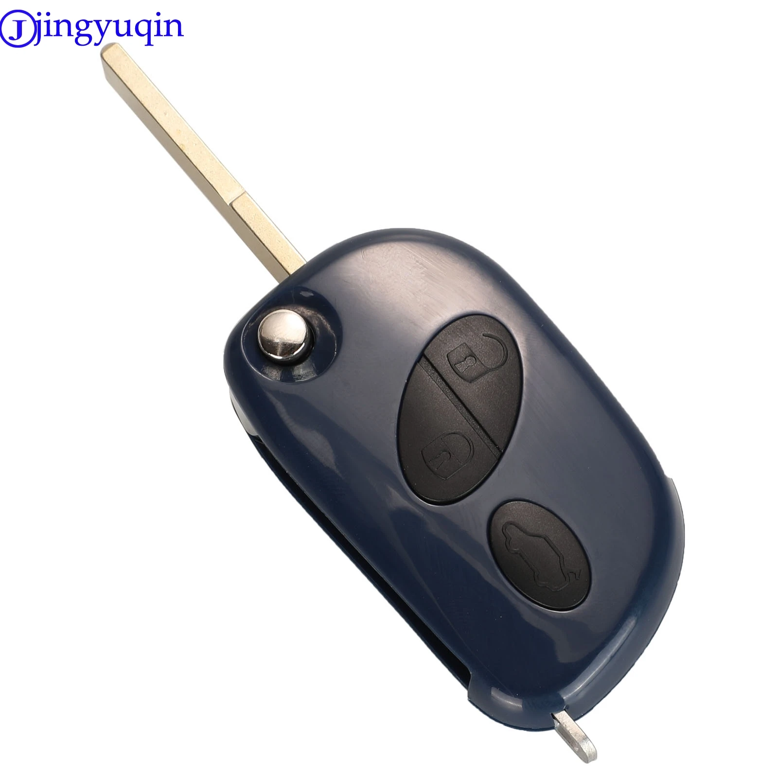 Jingyuqin Fernbedienung Auto Schlüssel Shell Fall Fob Für Maserati Quattroporte GranTurismo 2005-2011 RX2TRF937 Flip Schlüssel