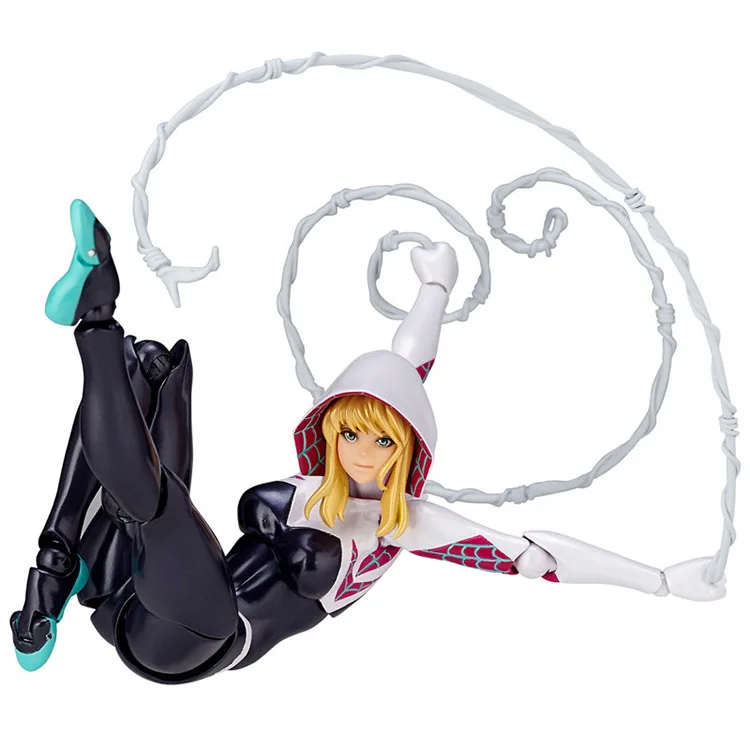 The Amazing Spider-Man Gwen Stacy Action Figrue SpiderMan Spider-Gwen Stacy Into The Spider-Verse Figure Toys Birthday Gifts