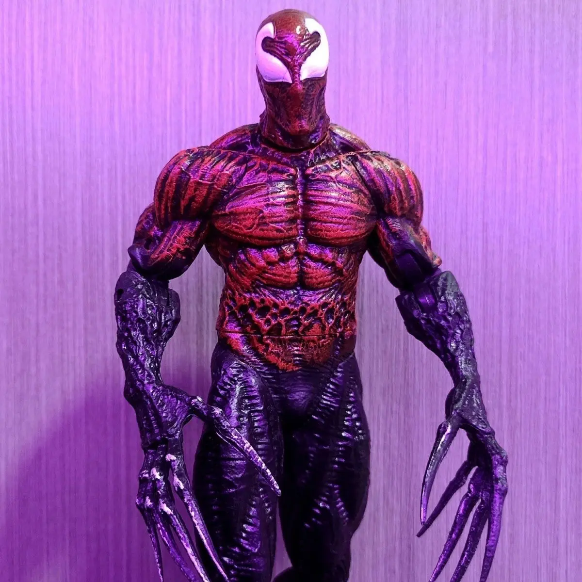 30CM Venom Symbiote Spider-Man Anime Figure Comic Series Toxin Symbiont 2 Heads Action Figurine PVC Model Collection Toy Gifts