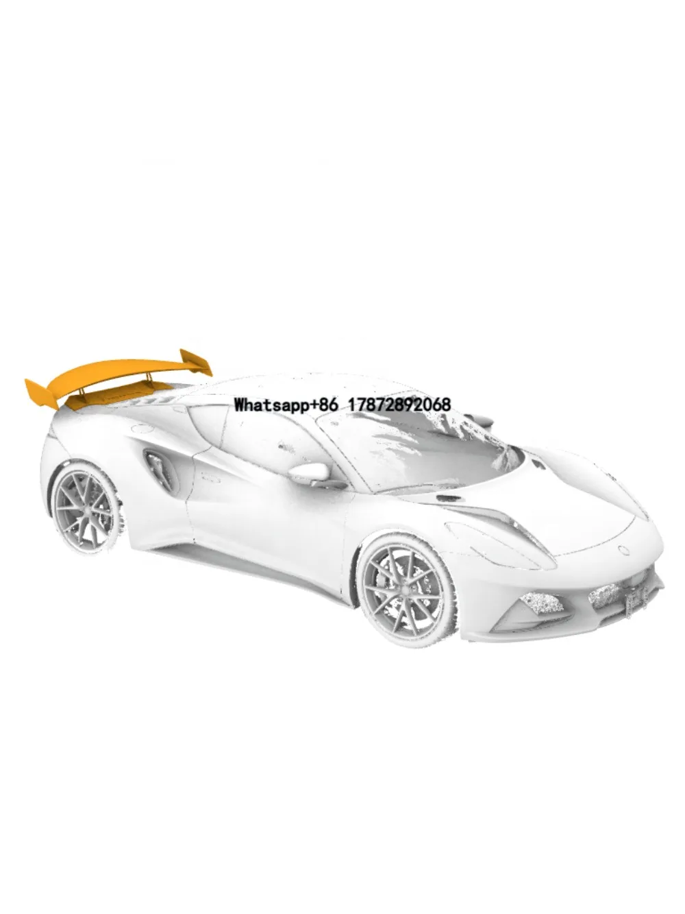 New Arrival Street Version Rear Wing Spoiler Body Kits Carbon Fiber Rear Spoiler Parts for Lotus Emira