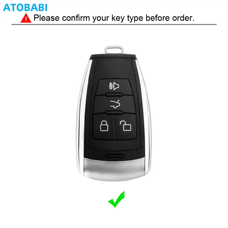 TPU Car Key Cover Smart Remote Fobs Case Protector Auto Accessories For Baic Senova X25 X35 X55 X65 D50 BJ40 Changhe Q25 Q35 A6