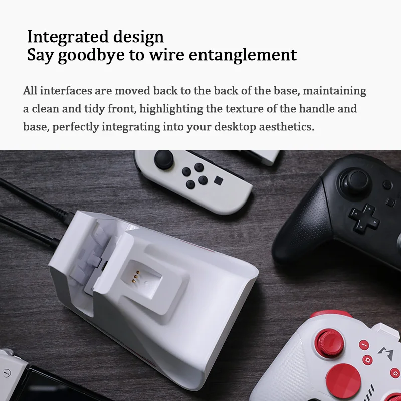 MOBAPAD Wireless Dock Station for Nintendo Switch,Switch PRO Contorllers TV Mode 4K HDMI Output PD3.0 Game Accessories