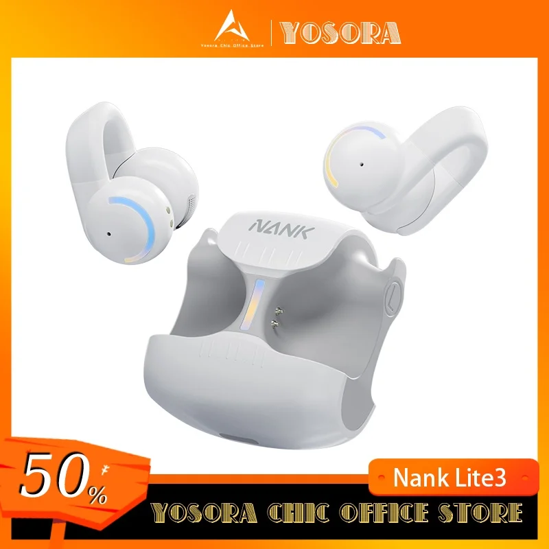 

Nank Lite3 Wireless Bluetooth 5.3 Earphones Noise Reduction Clip-Ear Direct Sound Ipx5 Waterproof Customize Game Headphones Gift