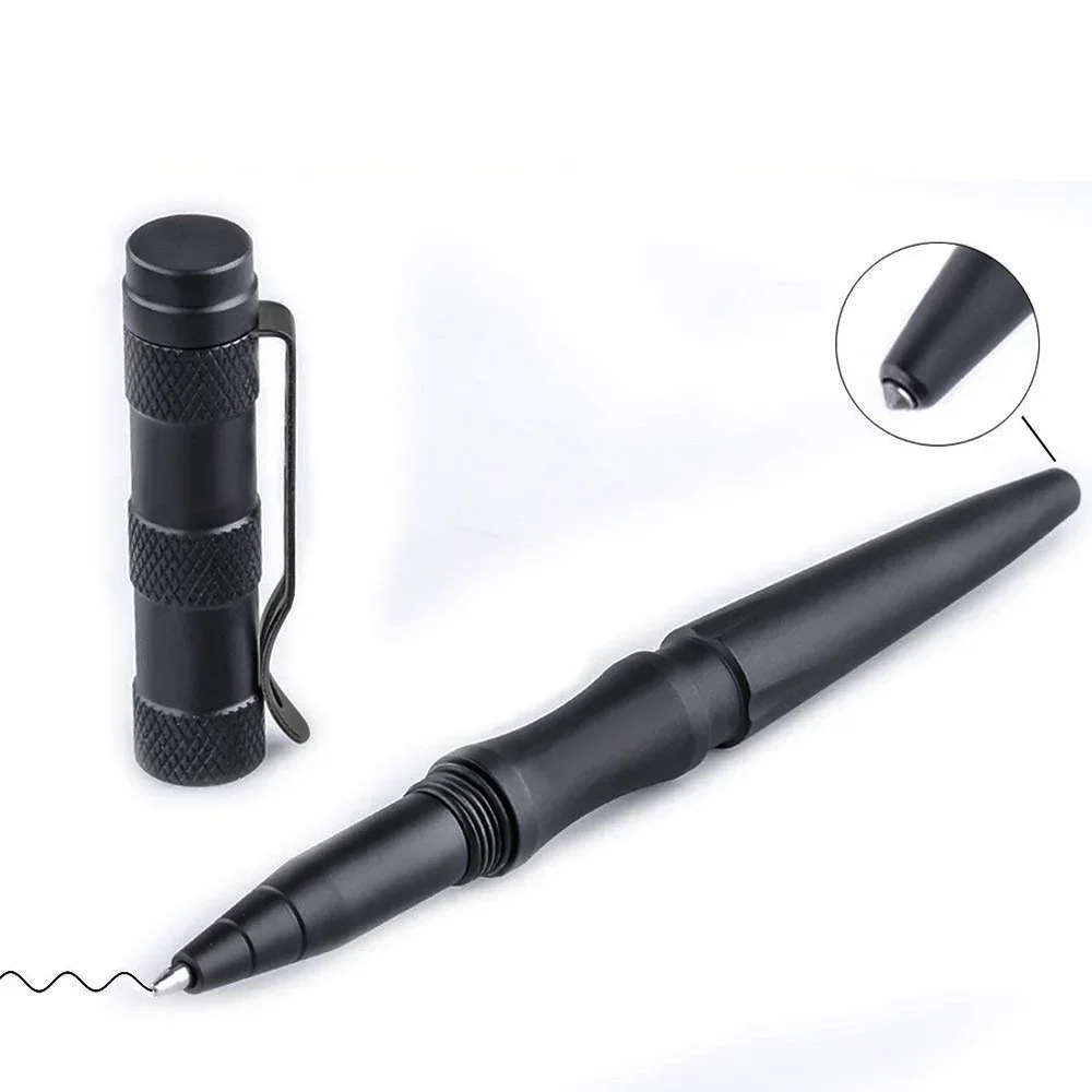 Tenvellon Tactical Pen Self Defense Supplies Simple Package Tungsten Steel Security Protection Personal Defense Tool Defence EDC