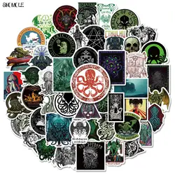 10/30/50PCS Mixed Cartoon Skeleton Horror Great Cthulhu Mythos Stickers DIY Toys Car Skateboard Laptop Decal Graffiti Sticker F5