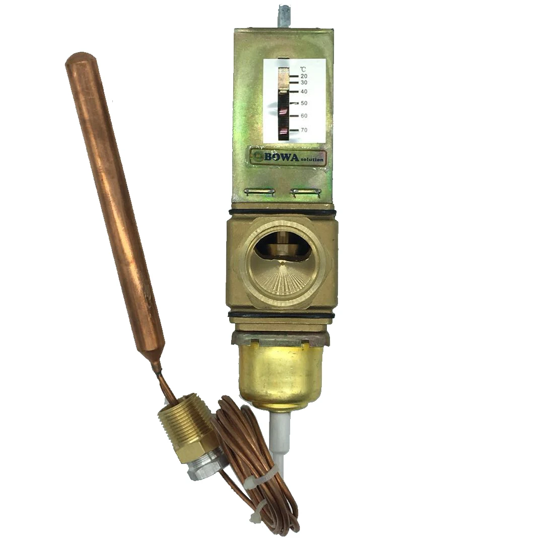 2.5m3/h KV Temperature Actuated Water Valves Are Used in Self-acting Control of Floor Heating Without Any Auxiliary Energy