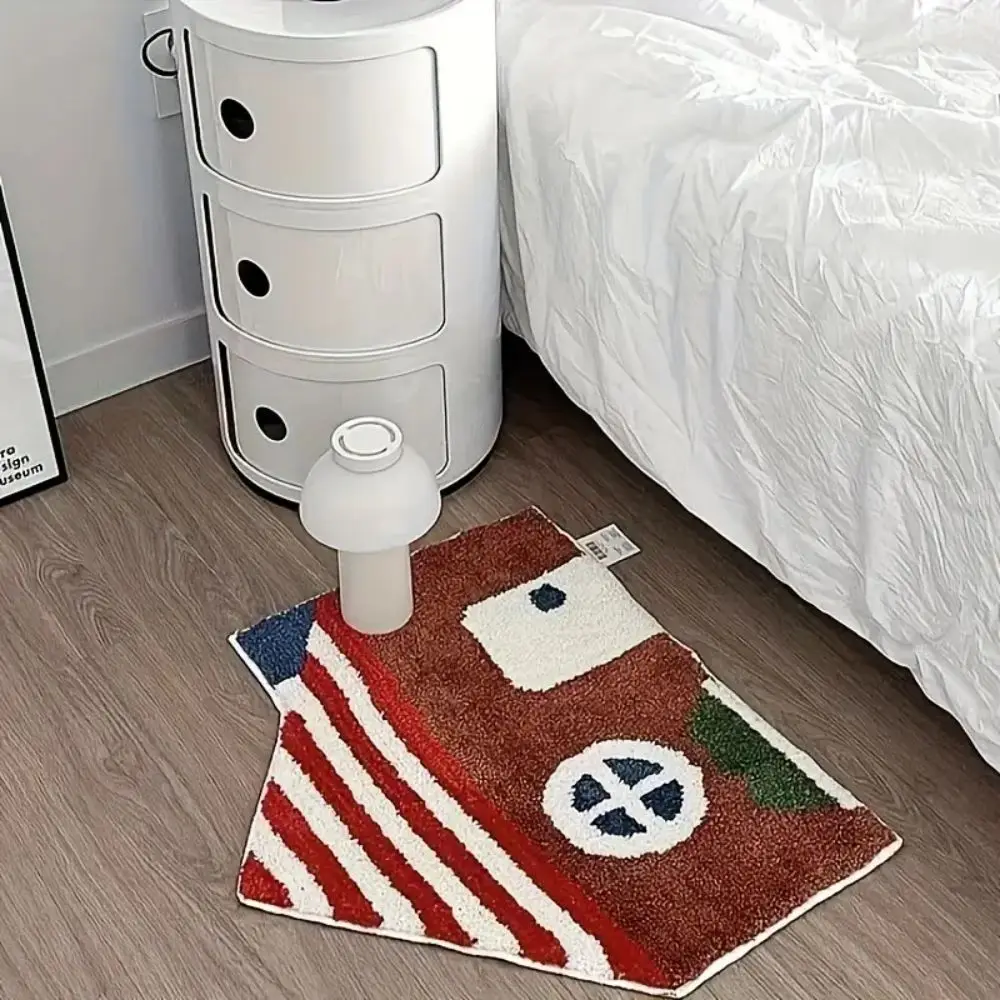 سجادة كوخ إبداعية من VIKAMA ناعمة ومريحة وغير قابلة للانزلاق لمدخل غرفة النوم وسجادة بجانب السرير سجادة أريكة لغرفة المعيشة ديكور منزلي