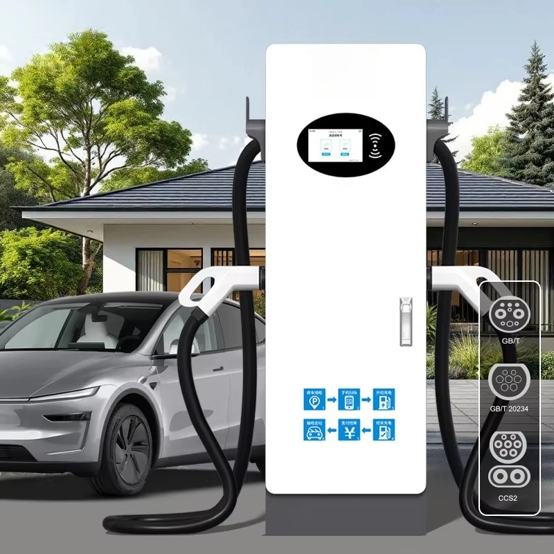 Ev Charger Box Dc Ev Charger Station 22kw Single Phase Wall-Mounted Ev Charger Residential Garage Use Safe Protection Customized