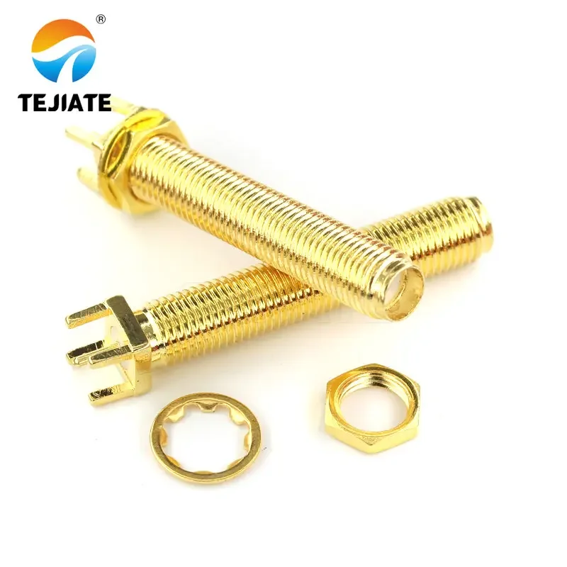 1PCS SMA-KE Antenna Base Connector Straight Header Square/Skew Foot Adapter