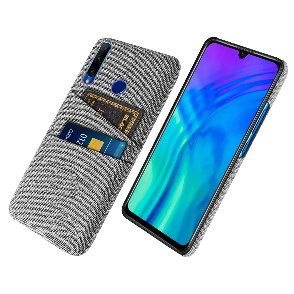 Чехол Honor 10i для Honor 10i, чехол Honor 10i HRY-LX1T, чехол с отделением для карт Febric, чехол для Huawei Honor 10i Honor10i 10 i 6,21 дюйма