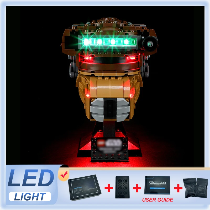 DIY LED Light Kit For LEGO 75351 Helmet   (Only LED Light,Without Blocks Model)