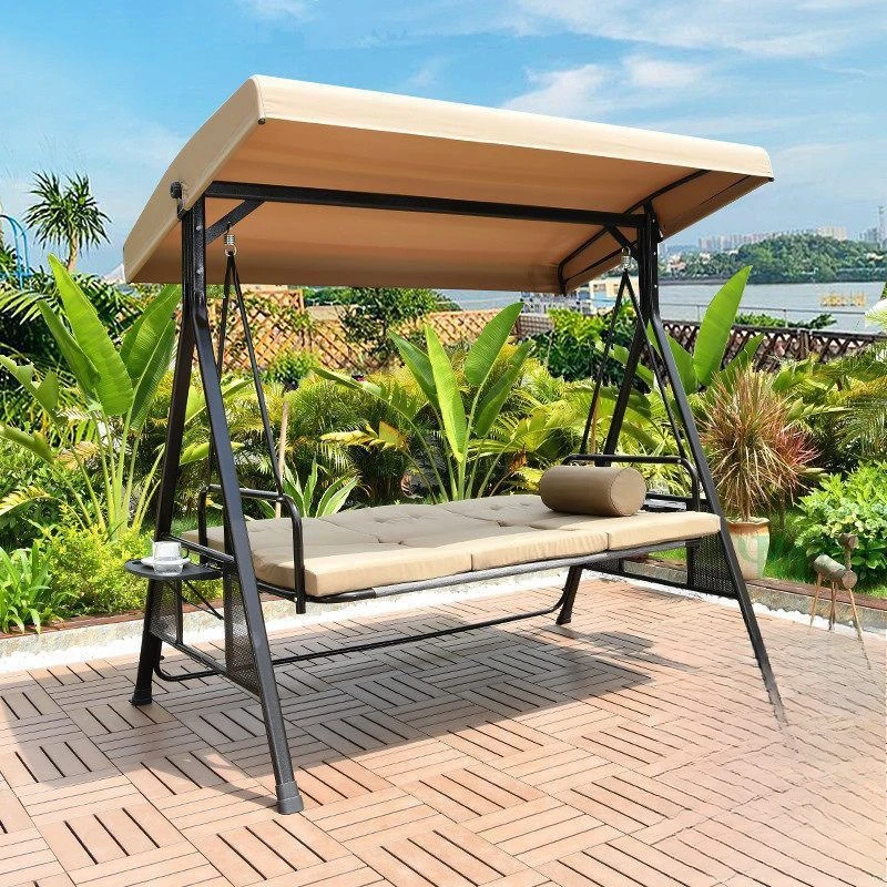 Rocking Chair Nordic Outdoor Garden Balcony Weather Resistant Easy Assembly Sturdy Durable
