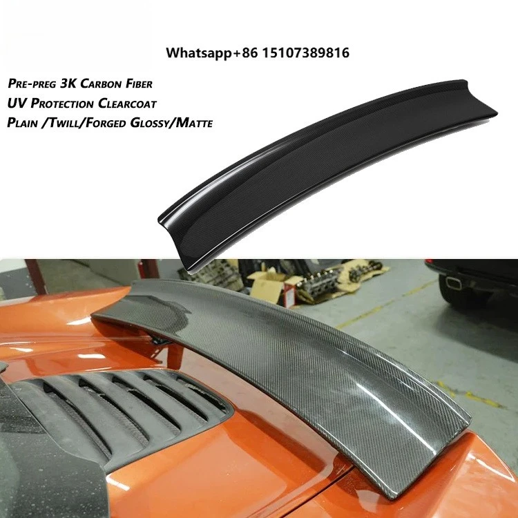 Carbon Fiber Rear Trunk Spoiler Wing Body Kits GT Style Rear Spoiler Wing for MP4-12C 2012-2014 650S 2015-2017