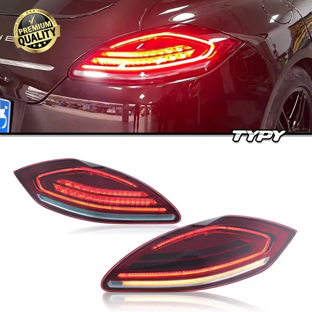 

Автомобильные фары TYPY для Porsche Panamera 970, задний фонарь 2010-2013 970, обновленный модифицированный DRL динамический указатель поворота, светодиодный задний фонарь