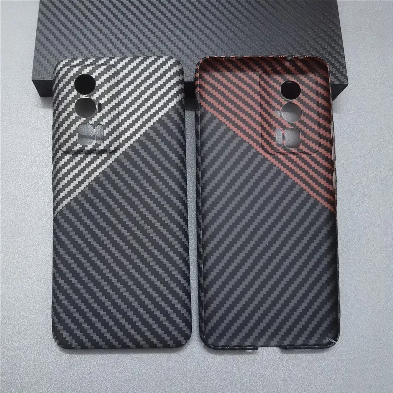 Voor Xiaomi Poco F5 Pro Case Hard Koolstofvezel Slanke Beschermhoes Voor Xiaomi Poco F5 F5pro Full Cover Telefoon Shell
