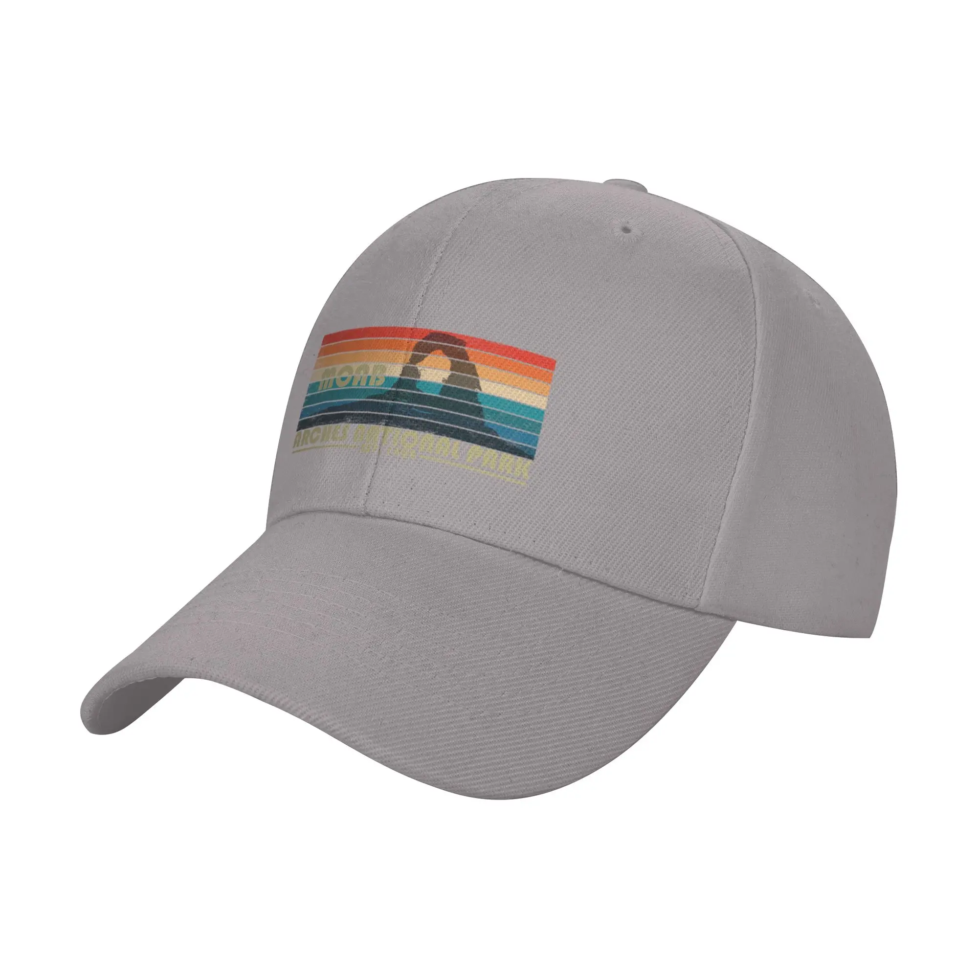 Hot Sale Moab Utah Arches National Park vintage sunset Baseball Cap  Retro Visors  Casual Dating Visors