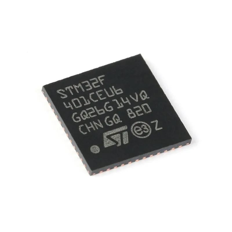 Genuine Original STM32F401CEU6, UFQFPN‑48 Package, ARM Cortex‑M4 Core 32‑Bit Microcontroller MCU Chip