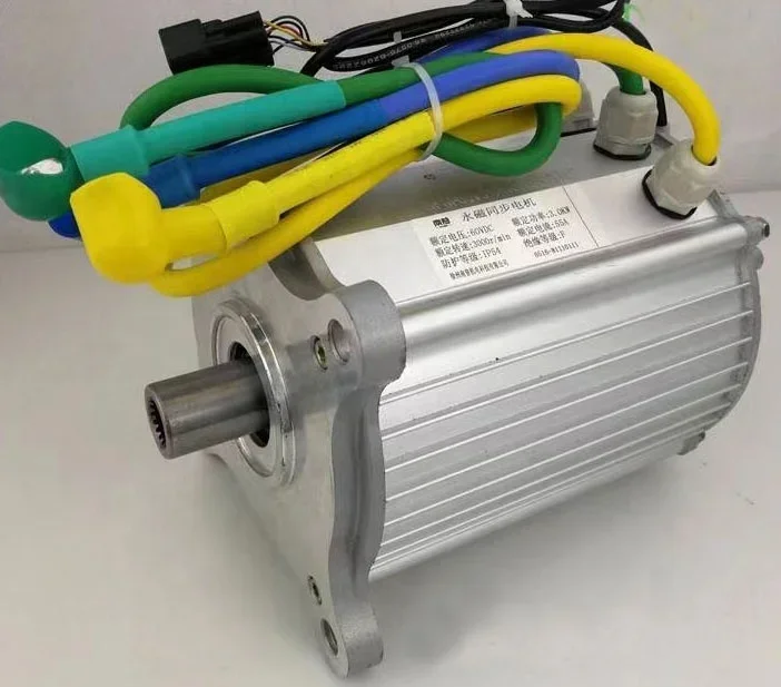 

Новый синхронный электродвигатель с постоянными магнитами (PMSM) для электромобилей, скутеров, багги, трициклов, 48/60/72В, 3/4/5/7.5/10/12.5кВт