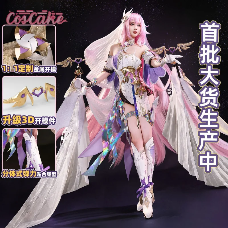 

Elysia Cosplay Costume Game Honkai Impact 3 Uniform Halloween Carnival Party Christmas Play Role Clothes Clothing for Women