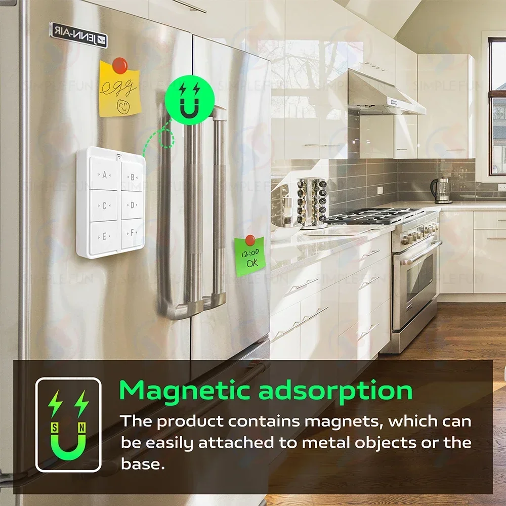433MHz EU FR Wireless Remote Control Plug 15A 220V RF Smart Socket,Magnetic Panel Switch,Electrical Outlet for Home Appliance