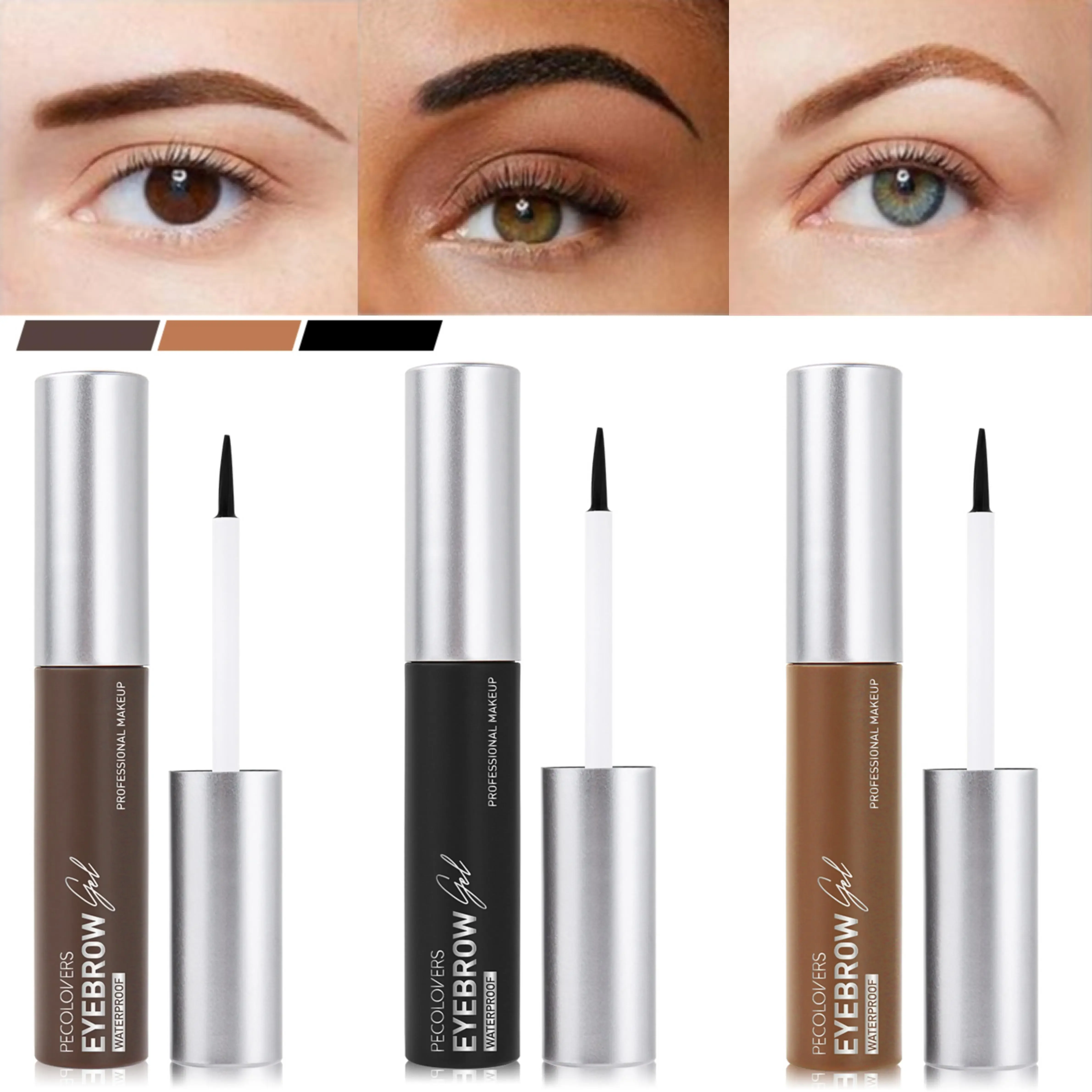 Tattoo Brow Peel Off Tint Eyebrow Gel Easy-to-Use Semi-Permanent Brow Dye Cream Sweatproof and Waterproof Long-Lasting Eyebrow