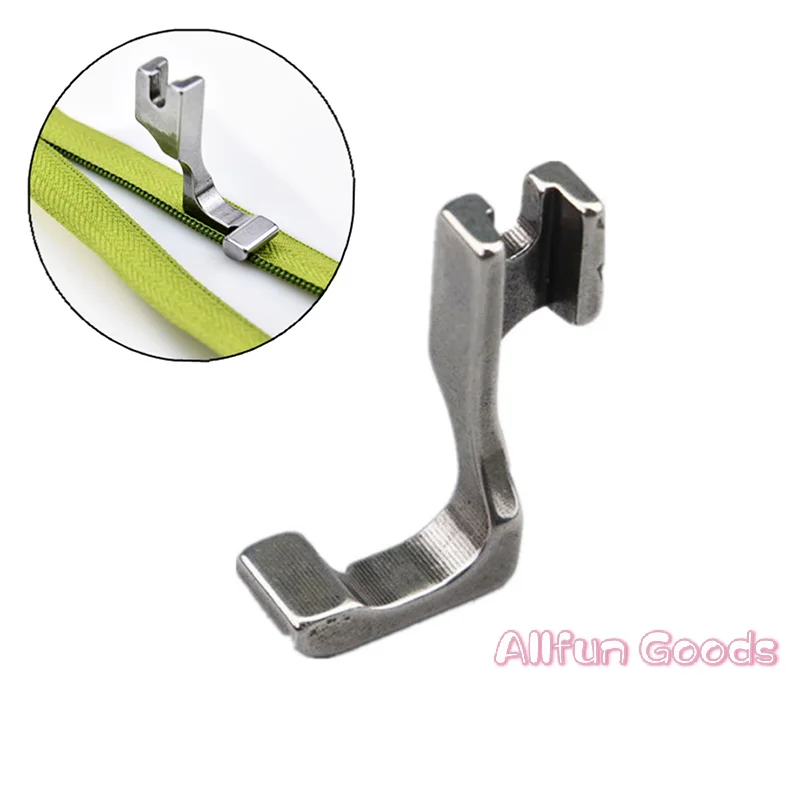 [TG835]Invisible Zipper Presser Foot Unilateral Zipper Feet S518L Jack Lockstitch Industrial Sewing Machine Presser Foot