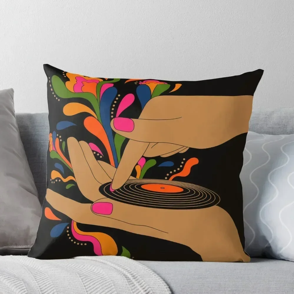 

Tiny record player Throw Pillow ornamental pillows New year pillow
