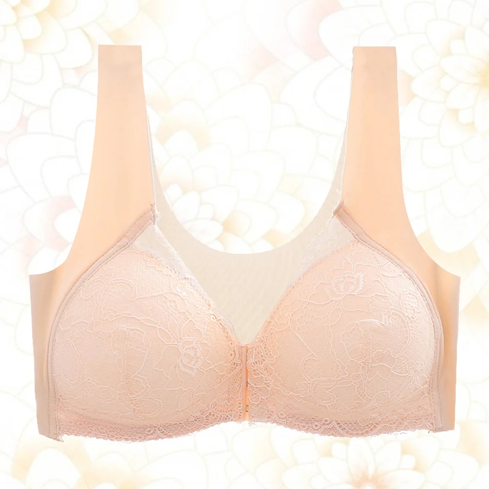 Бесшовный цельный бюстгальтер для женщин без косточек, удобная застежка спереди, гладкая посадка, поддержка на весь день, сексуальное нижнее белье для женской кожи