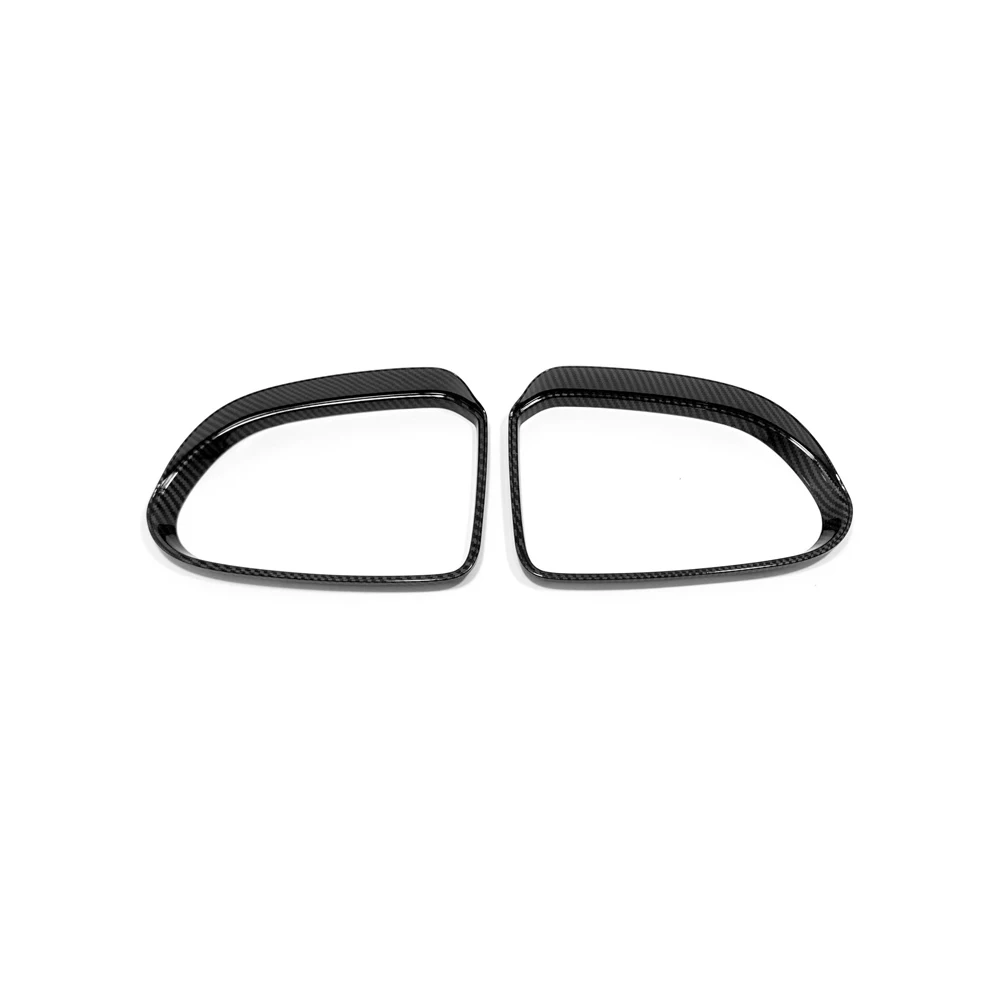 Car Stick Eyebrow Rear View Side Glass Mirror Trim Frame Rain Shield Sun Visor For Hyundai Santa Fe SantaFe 2019 2020 2021-2024