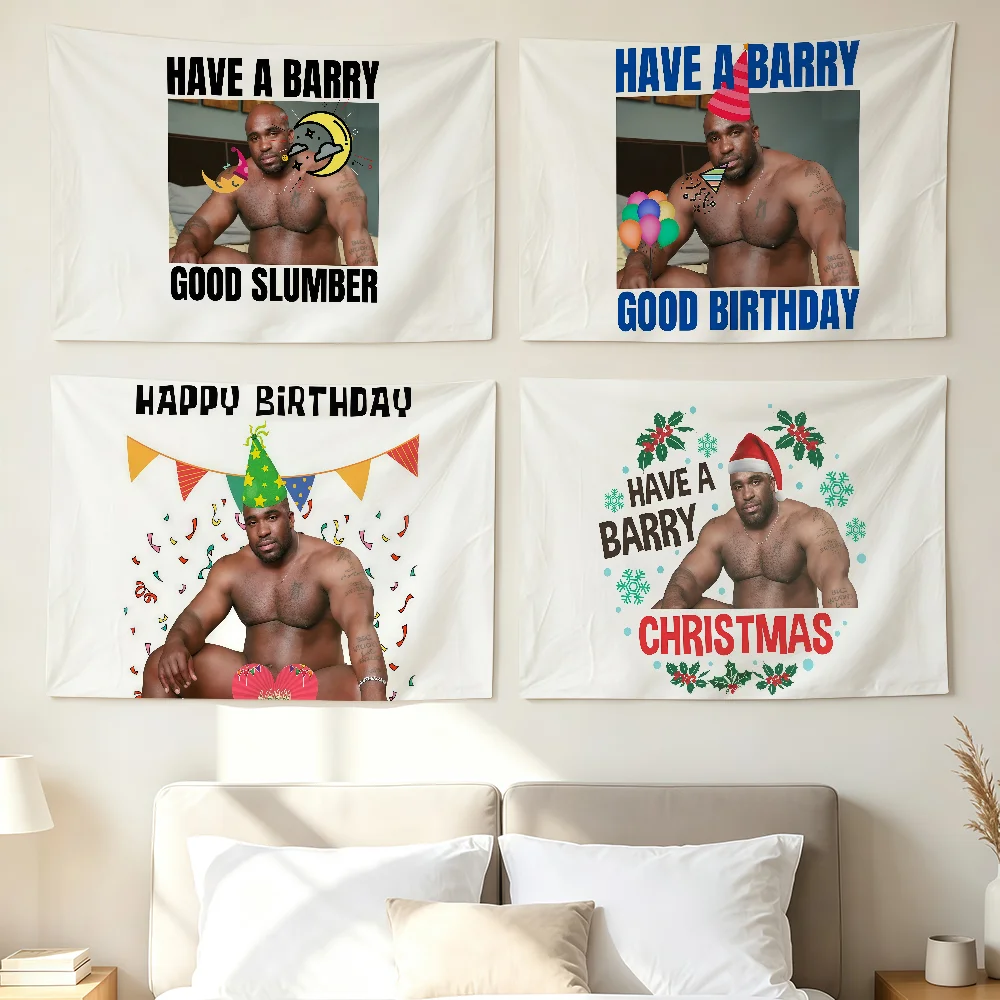 Barry Wood Happy Birthday Meme Classic Flag Wall Decorations Home Decor Suitable For Living Rooms Bedrooms Dormitories Parties
