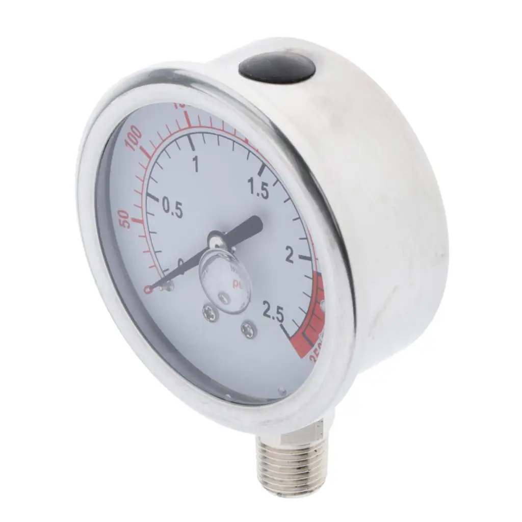 

Radial Pressure Gauge Air Water Oil Pressure Gauge Hydraulic 1 / 4G 1MPa