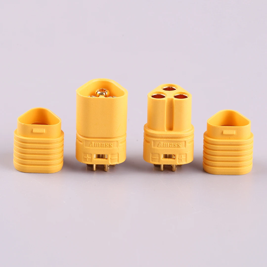 AMASS MT60 Motor Plug Connector Set for RC Multicopter Quadcopter Airplane toThree Line Quick Removal Plug