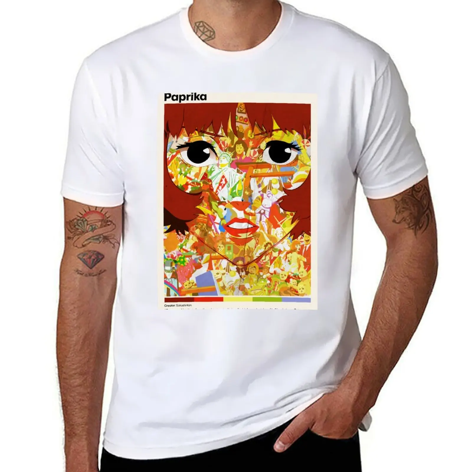 

Paprika Anime Poster Print Poster T-Shirt man t shirt summer man t shirt designer