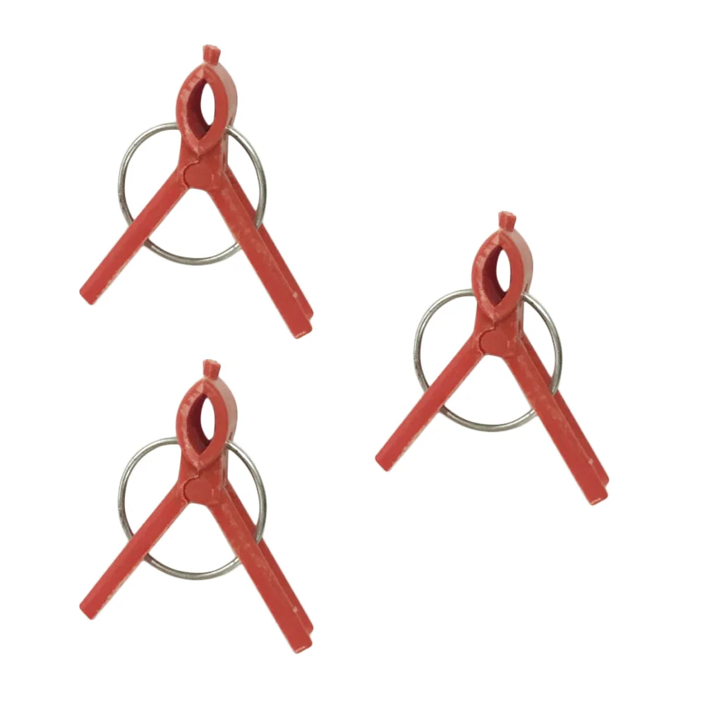 

3 Packs Vegetable Grafting Clips Plastic Grafting Clips Garden Vine Fixed Clips (Round Mouth Grafting Clips)