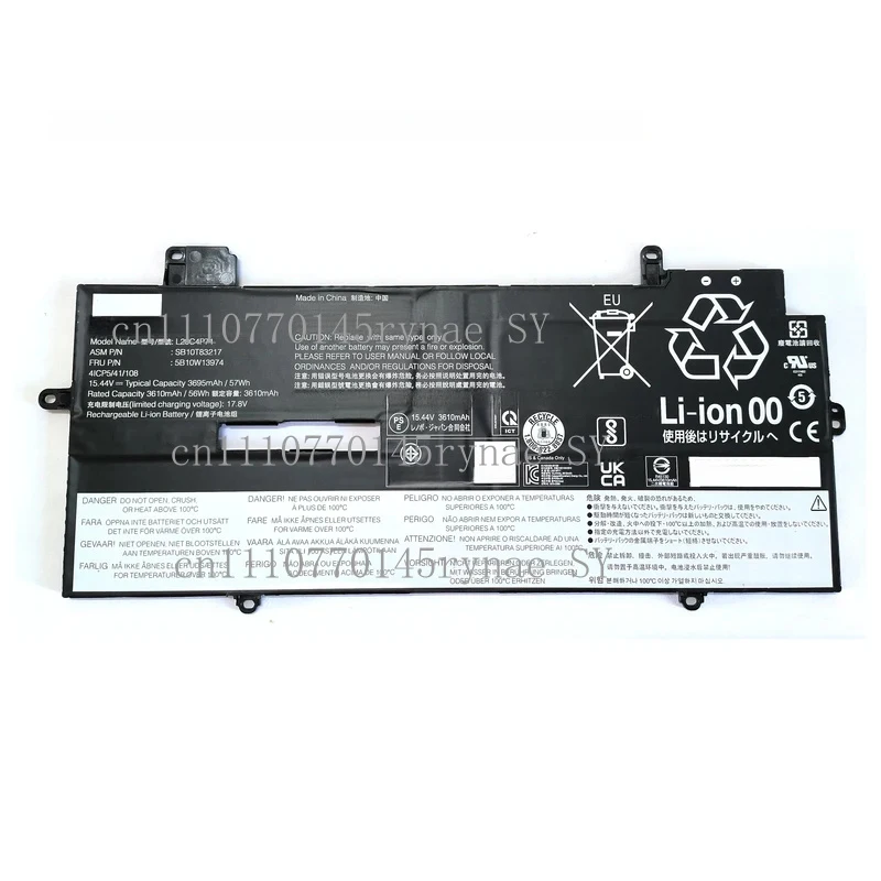

57Wh Replacement Battery L20C4P71 L20D4P71 L20L4P71 L20M4P71 For Lenovo ThinkPad X1 Carbon Gen 9 2021 G9-20XW