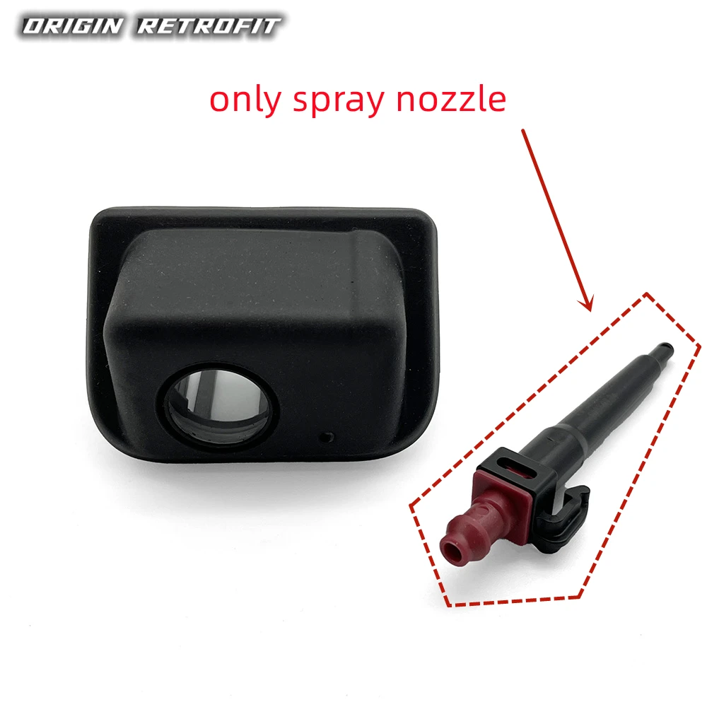 Spray Nozze for VW ID4 SEAT LEON rear trunk RVC Reverse camera spray nozzle black red