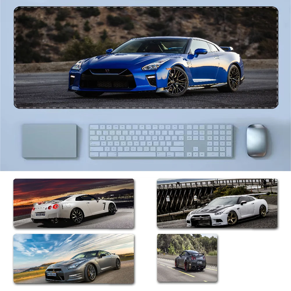 Sports Car GTR Custom Skin Unique Desktop Pad Game Mousepad Size for Game Keyboard Pad for Gamer