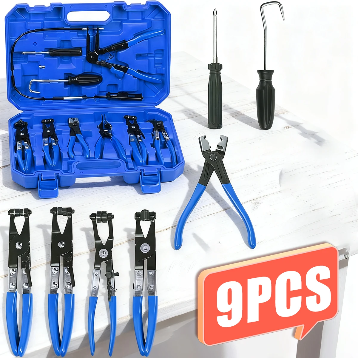 9-Piece Hose Clamp … - image