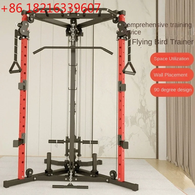 YAO MIYAUP Commercial Gym All In One Power Rack Mutli Function Station Fitness Smith Squatting Machine Gym