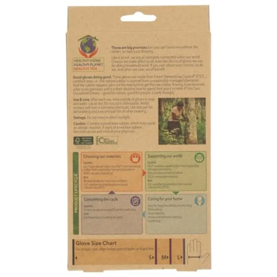 قفازات منزلية [مجموعة من 3) الحجم: متوسط مثالي لتنظيف البستنة ومشاريع DIY طلاء مطاطي متين مع قبضة معززة