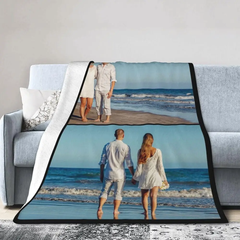 بطانيات مخصصة للآباء مخصصة إضافة نص الصورة اسم الشعار بطانية مخصصة للرجال والنساء والأصدقاء والأب والأم