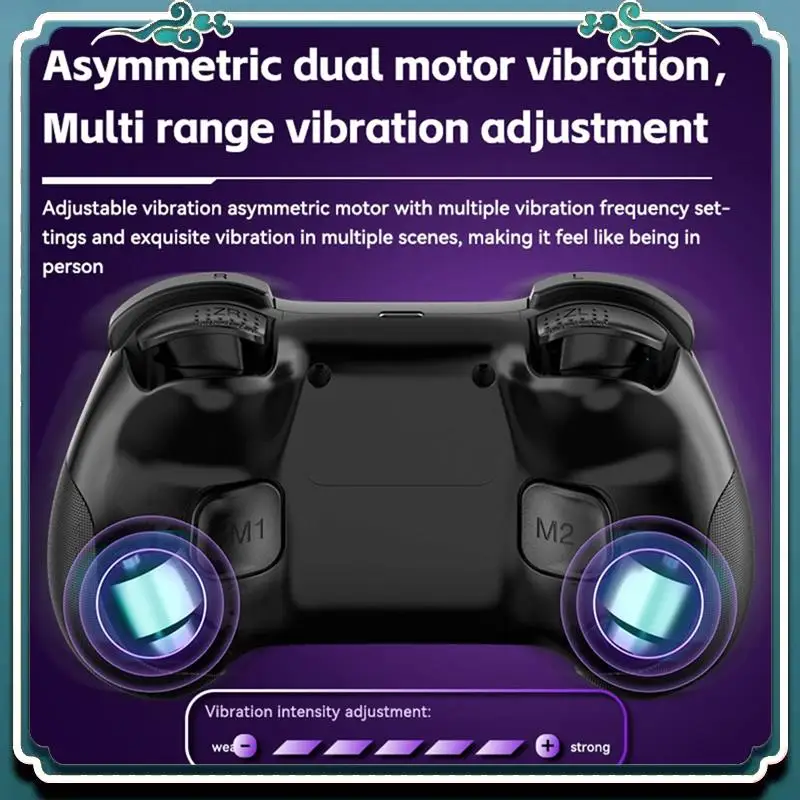 Easy To Use Wireless Game Controller Bluetooth 6-Axis Motion Sensor Turbo Programmable Joystick For Switch Steam PS3 PS4 PC