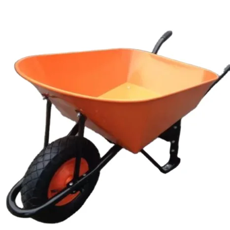 

2022 New Product Durable Agricultural Trolley Wheelbarrows 160KG Trolley Cart