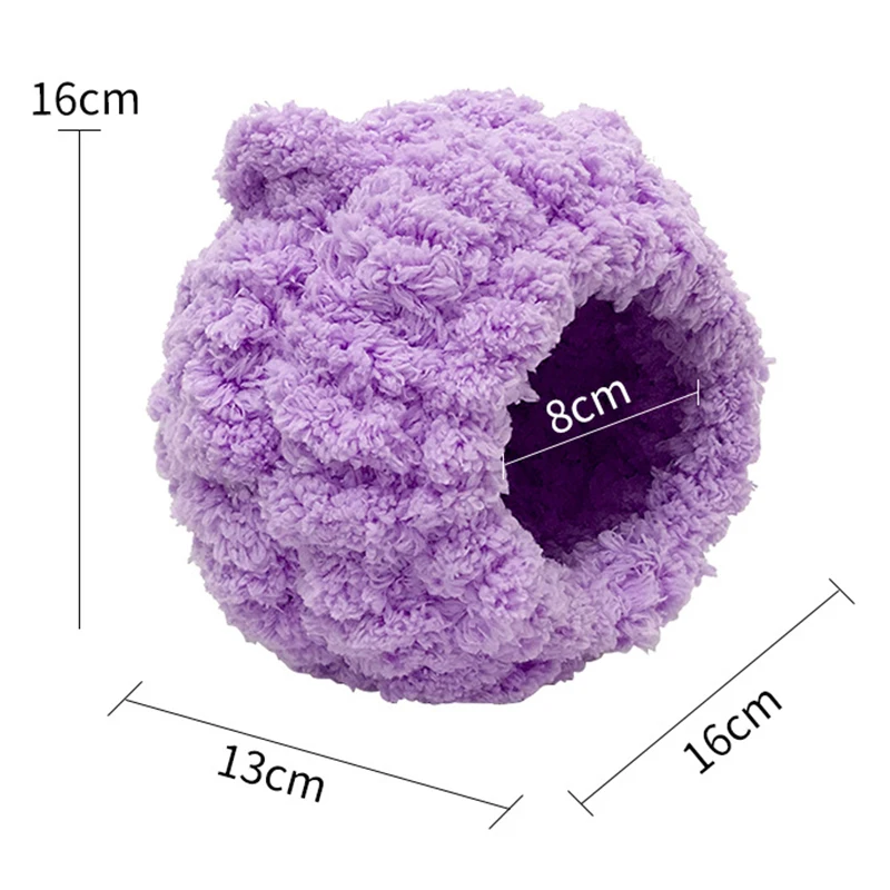 【F】Birds Nest For Cage Parakeet Nest Winter Parrot House Coral Velvet Hideaway Hut For Bird Nesting Thickened Warm Bird Nest view 6