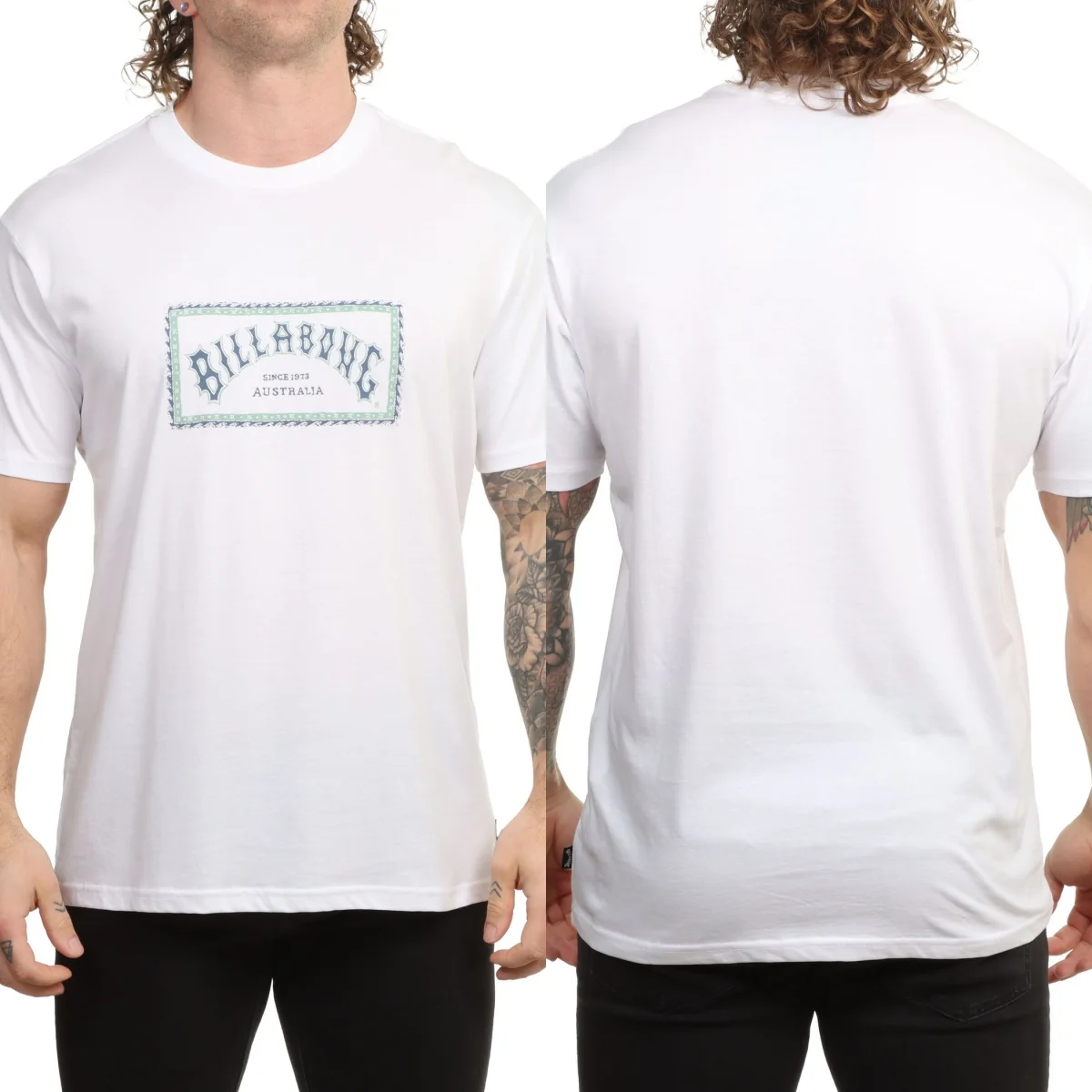 Retro Billa Surfing Bong Grafik-Baumwoll-T-Shirt, Unisex, Sommer, kurzärmelig, modisches Marken-T-Shirt, luxuriöses, lässiges Vintage-T-Shirt – Detail 5