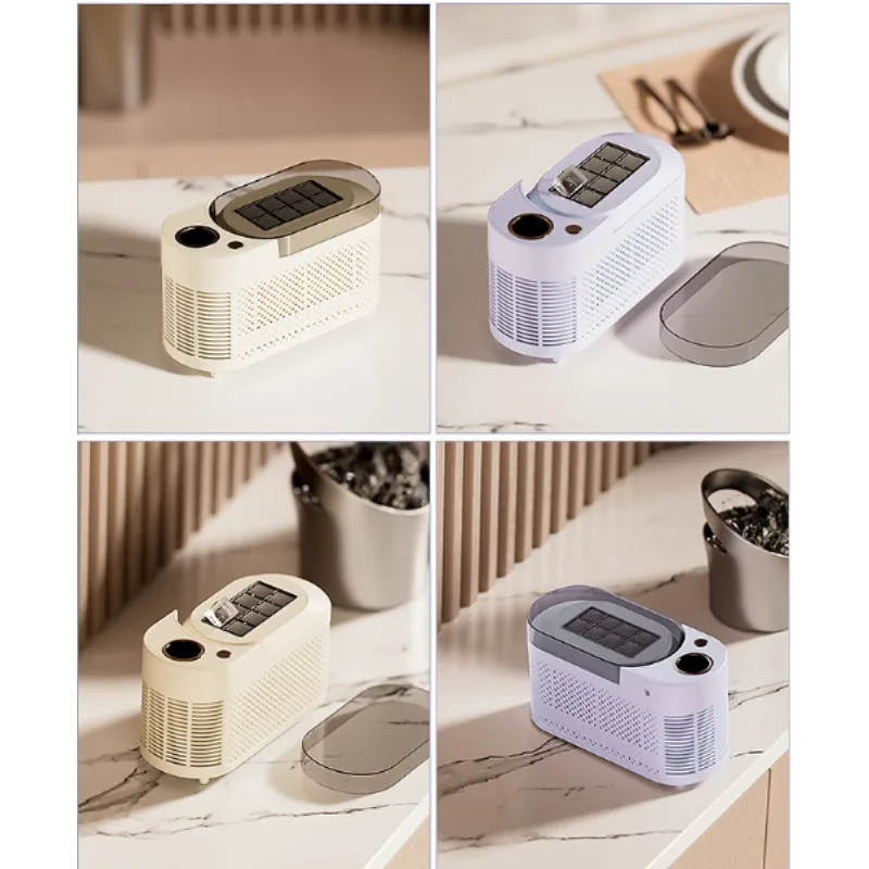 Road Trip & Apartment Beverage Solution, Mobile Compact Ice Generating Equipment, Automatic Tabletop Ice Cube Producing Unit