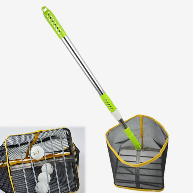 

Table Tennis pickleball cricket Telescopic Ball Picker Spring Multi-ball Training Multi-angle Picker Ball Net Basket