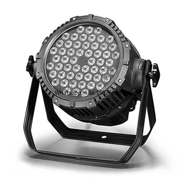 

IP65 54*3 Вт RGBW 4IN1 DMX512 DJ Дискотека Свадебная сцена Светодиодный паркан Водонепроницаемый уличный светодиодный светильник Par